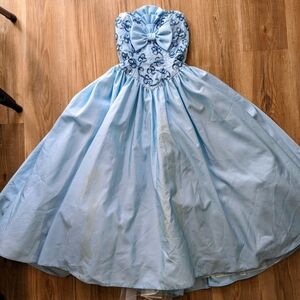 XS vintage 1980's does 50's prom cupcake dress